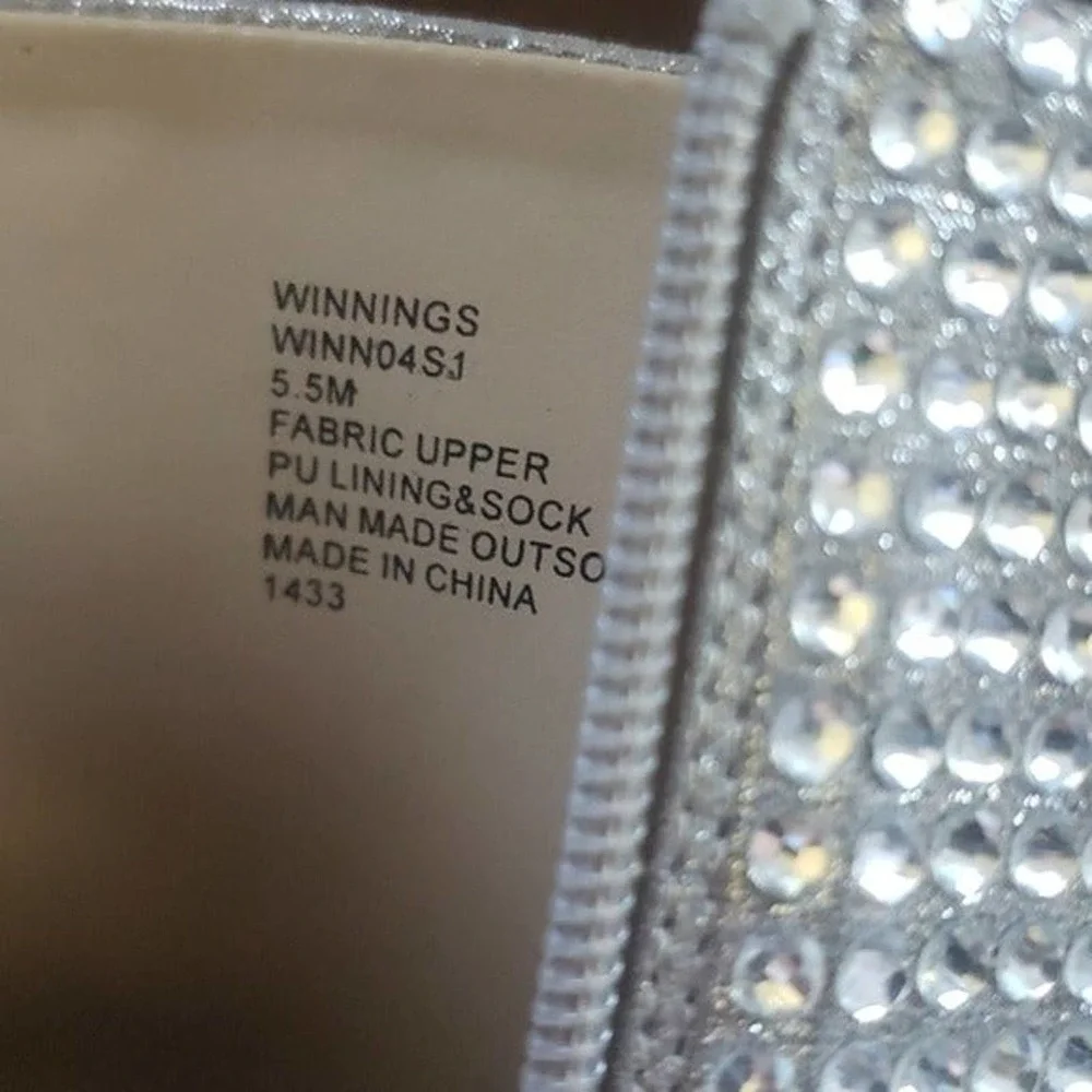 NEW! STEVE MADDEN Rhinestone Boots 5.5.
